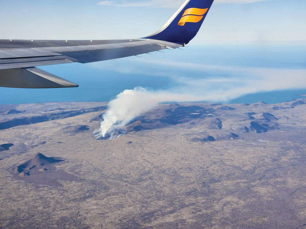 Flying Over Iceland Volcano.png