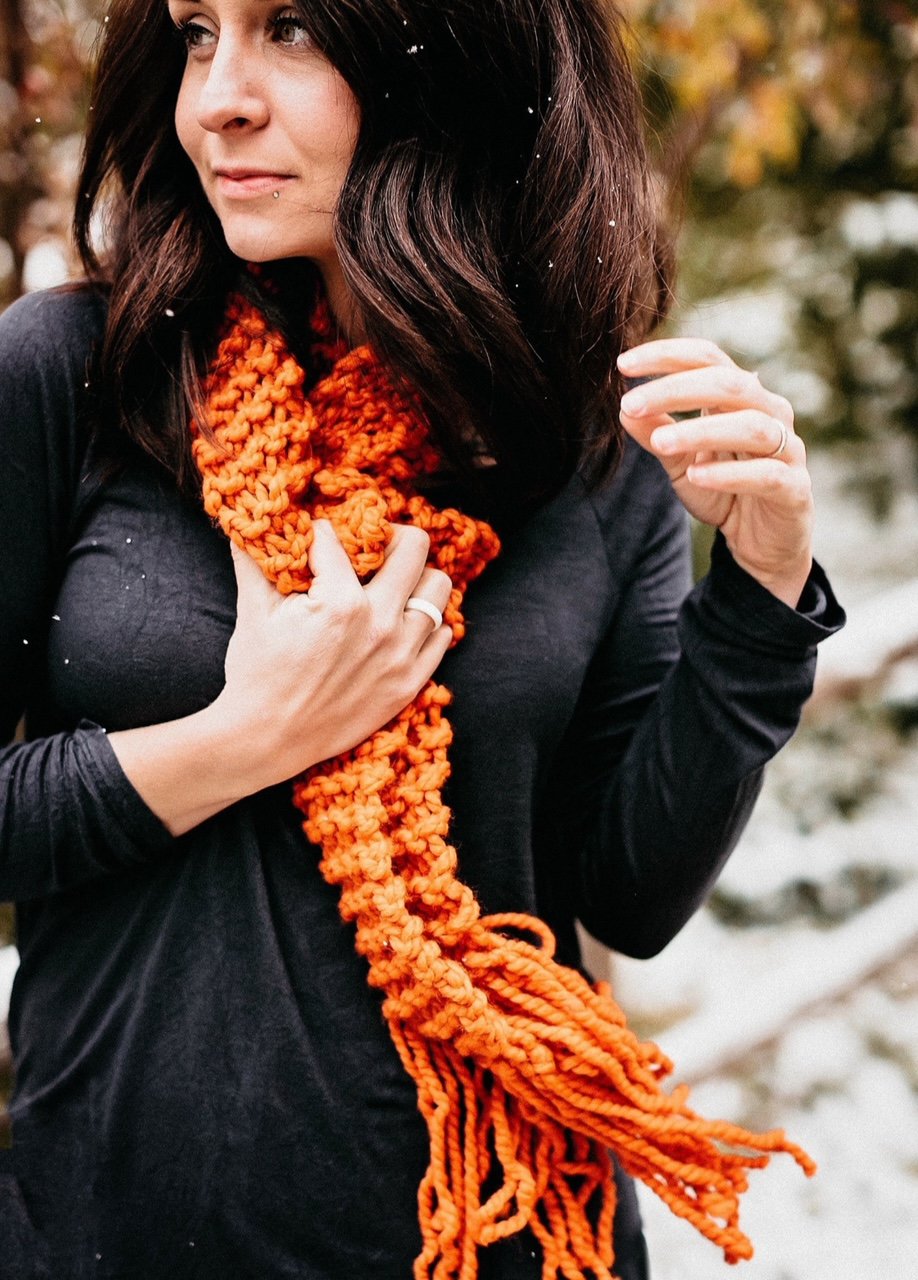 spinning sheep orange scarf.jpeg