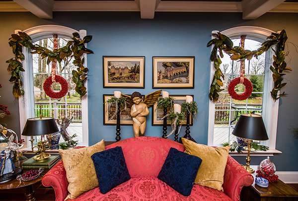 Deck the Halls Watercolor Christmas Tree Tea Towel – AbbyKate Home